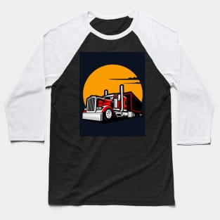 BIG RIG IN THE SUNSET Baseball T-Shirt